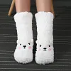 Sherpa Christmas Socks Women