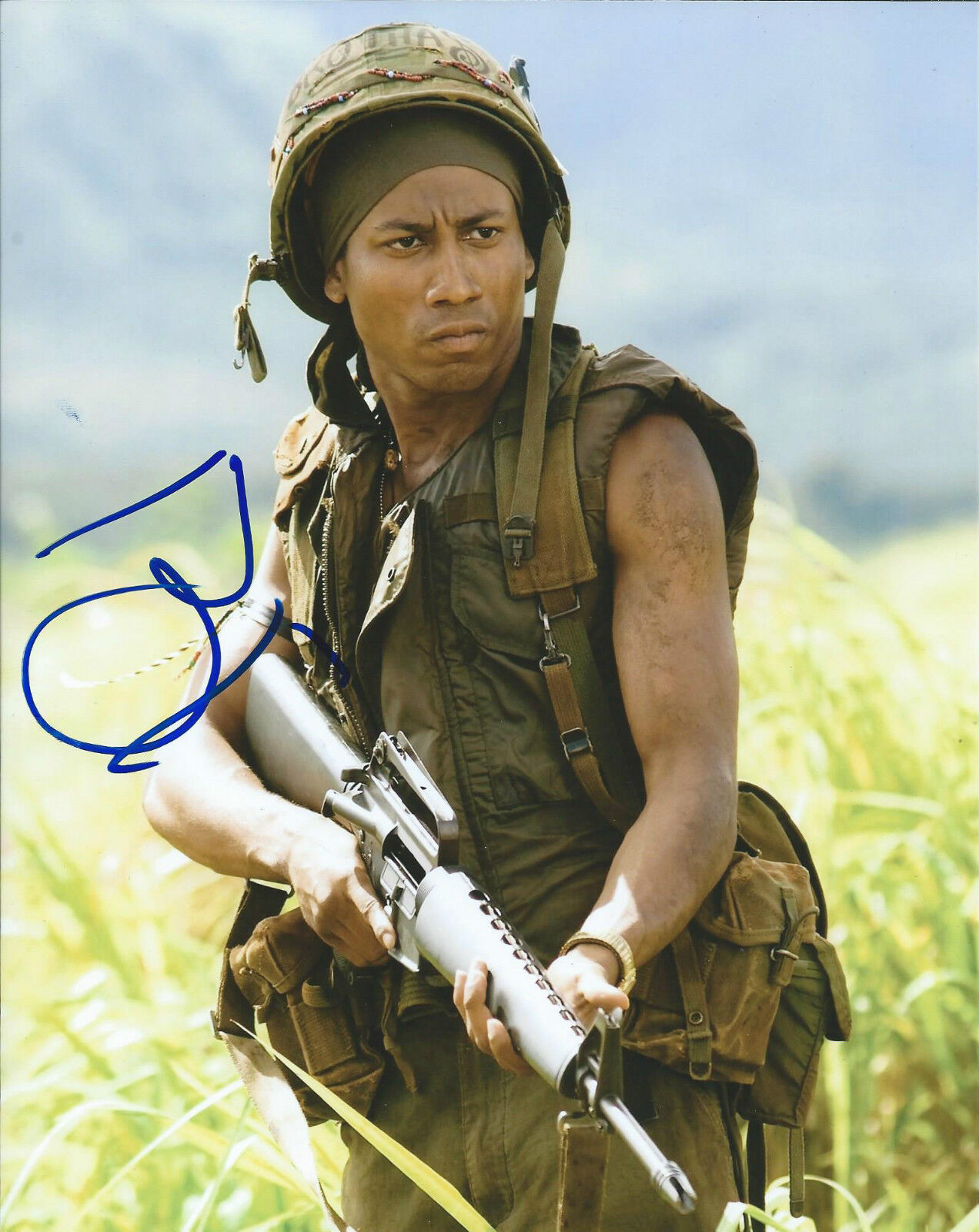 **GFA Tropic Thunder Movie *BRANDON T JACKSON* Signed 8x10 Photo Poster painting MH3 COA**