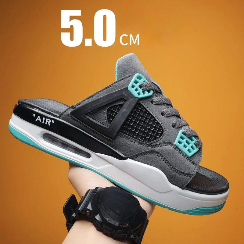 Inquiraton Slippers Men Lightweight AIR High-quality Cloud Slippers EVA Non-slip Soft Beach Sandals Sneakers Men Garden Shoes
