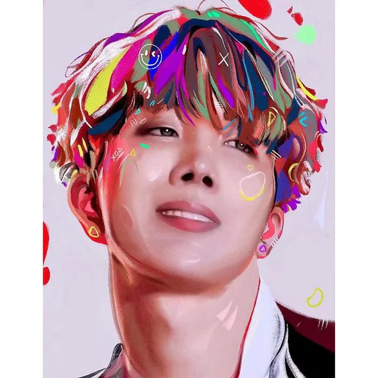 BTS Members Poster Diy Handmade Diamond Painting