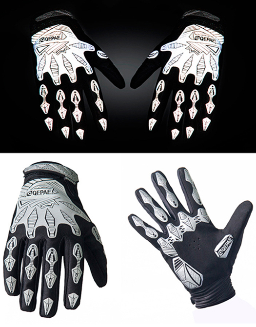 Functional All-finger Reflective Gloves / TECHWEAR CLUB / Techwear