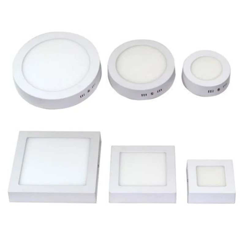 LED Surface Ceiling Light 9W 15W 25W Ceiling Lamp  Driver Included Round Square Indoor Panel Light For Home Decor