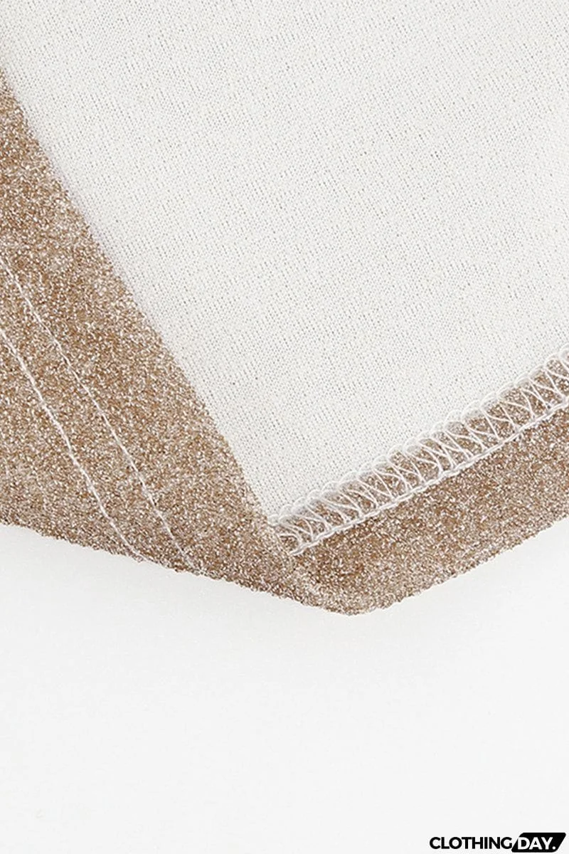 Sweet Elegant Solid Bronzing Sequins V Neck One Step Skirt Dresses(3 Colors)