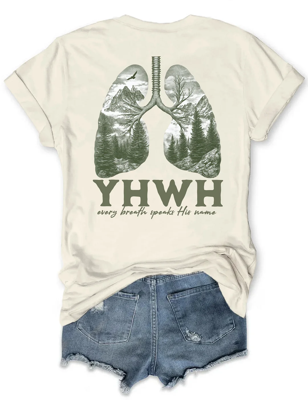 Yhwh Lungs Christian T-shirt