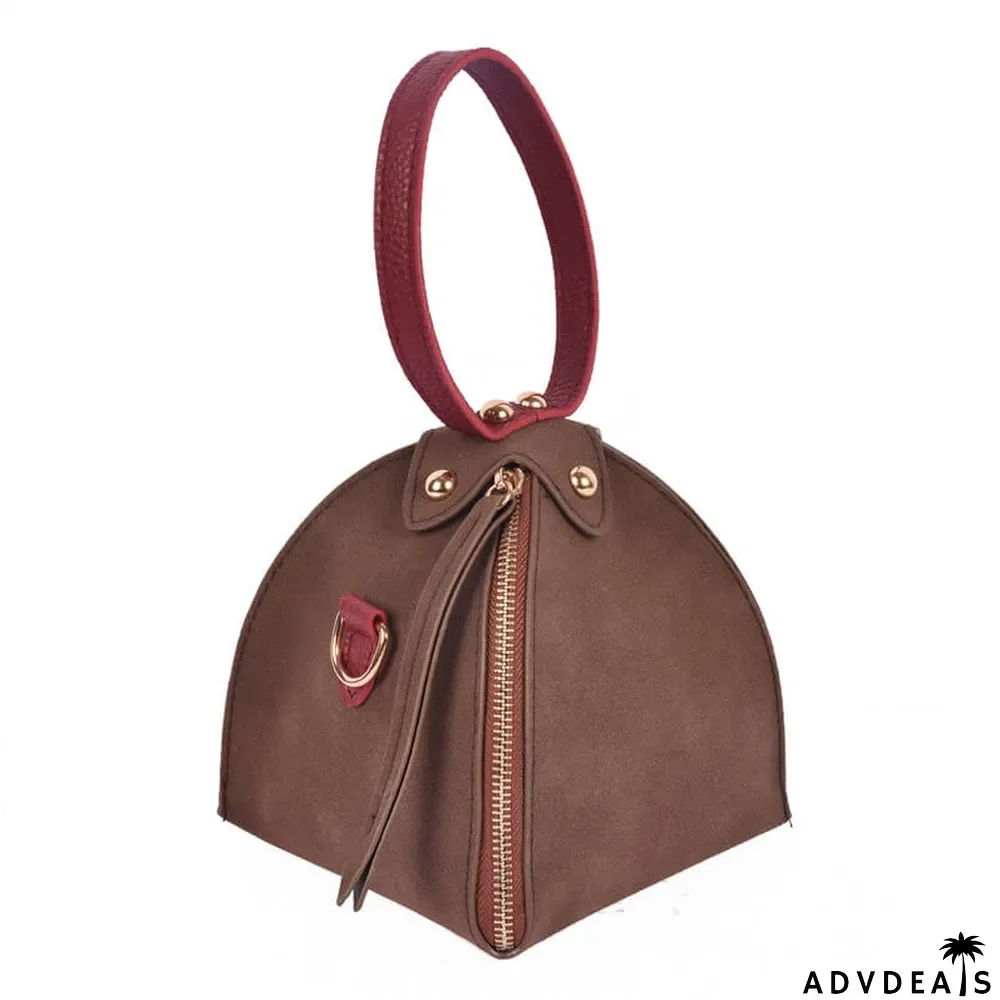 Black Fashion Solid Zipper Design Crossbody Bag