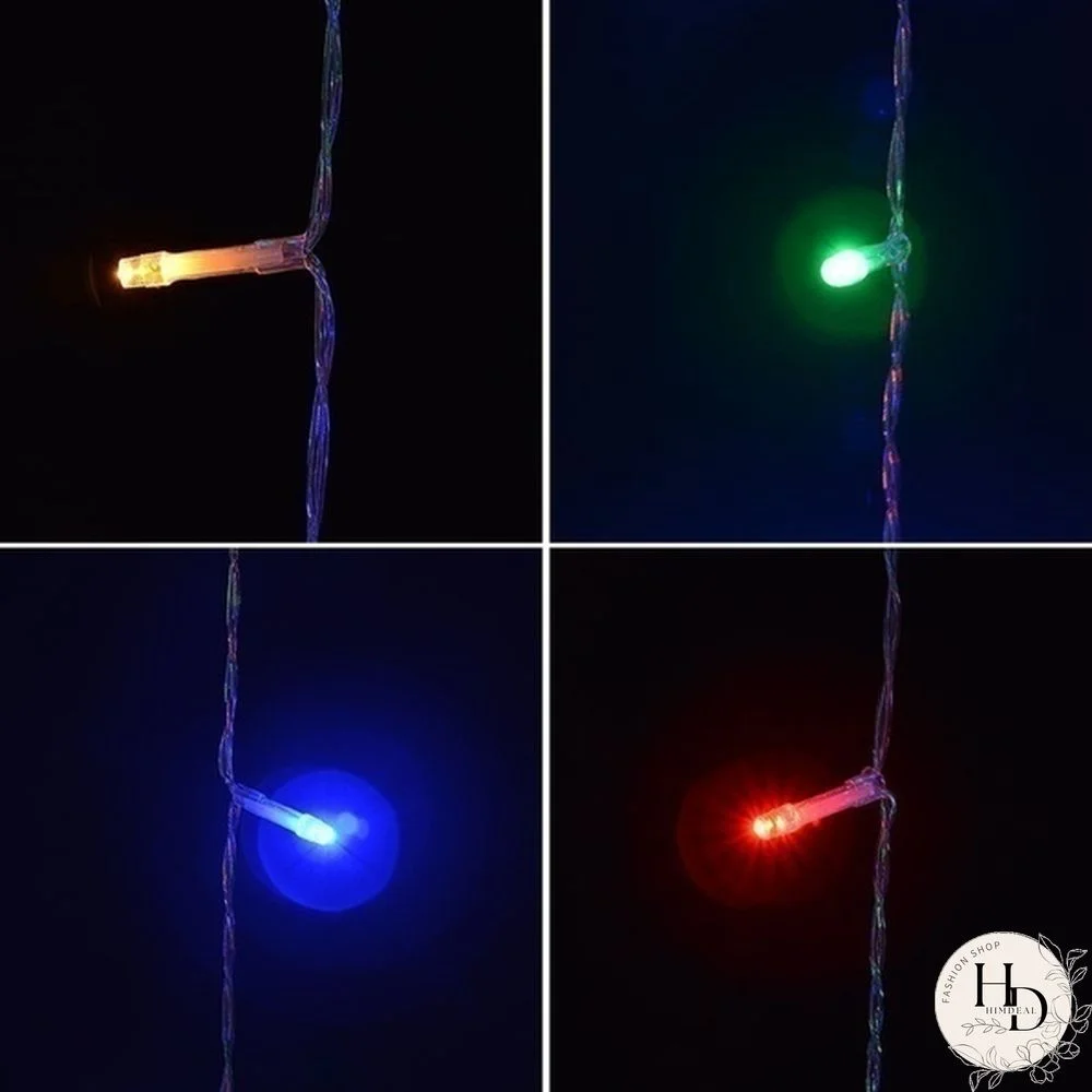 3Mx3M 300 LED Curtain Light Romantic Christmas Wedding Outdoor Decoration Curtain String Light