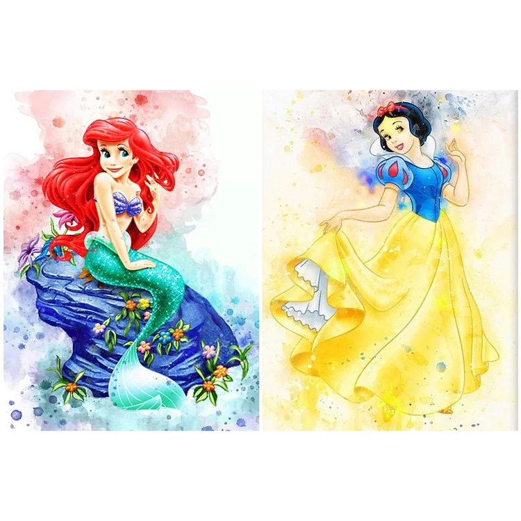 Disney Princess - Full Round 40*60CM