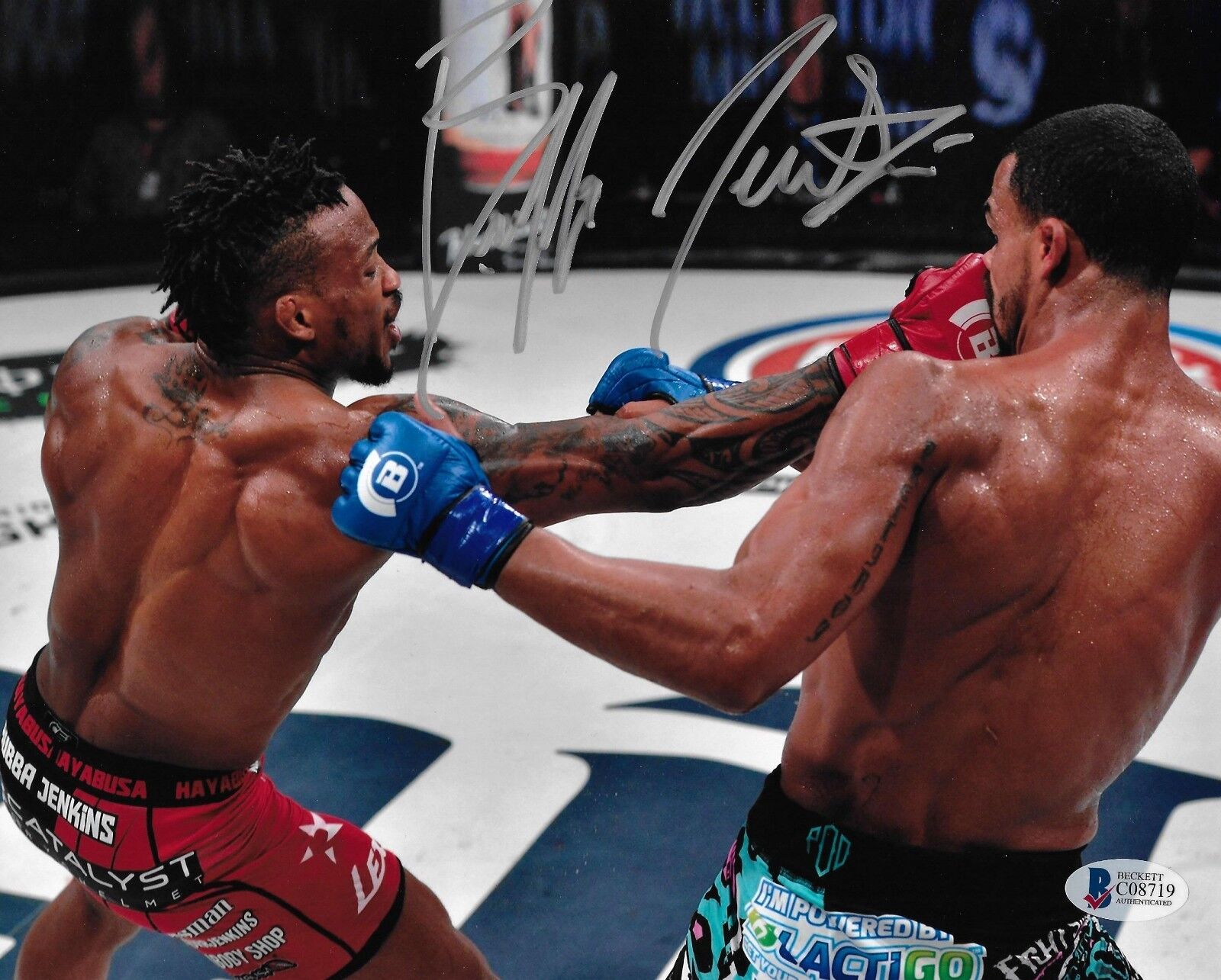 Bubba Jenkins Signed 8x10 Photo Poster painting BAS Beckett COA Bellator MMA Picture Autograph 2