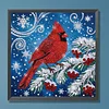 Diamond Painting-DIY Crystal Rhinestone Red Sparrow
