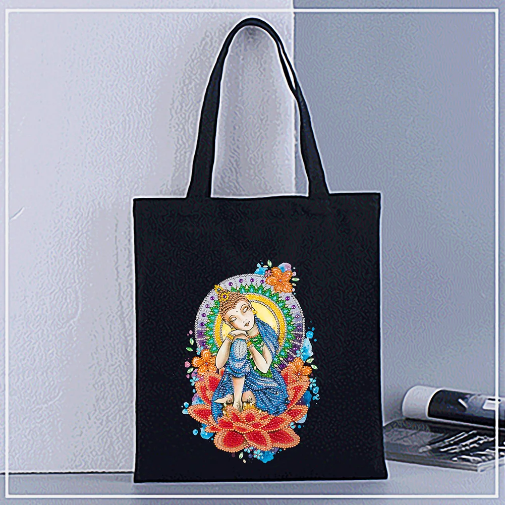 DIY Diamond Painting Eco-Friendly Canvas Bag