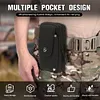 2Pcs Fanny Pack with Multi Pockets Waist Pack Oxford Belt Pack for Men and Women