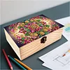 5D DIY Diamond Painting Handmade Wood Storage Box Crystal Storage Case (Pattern)