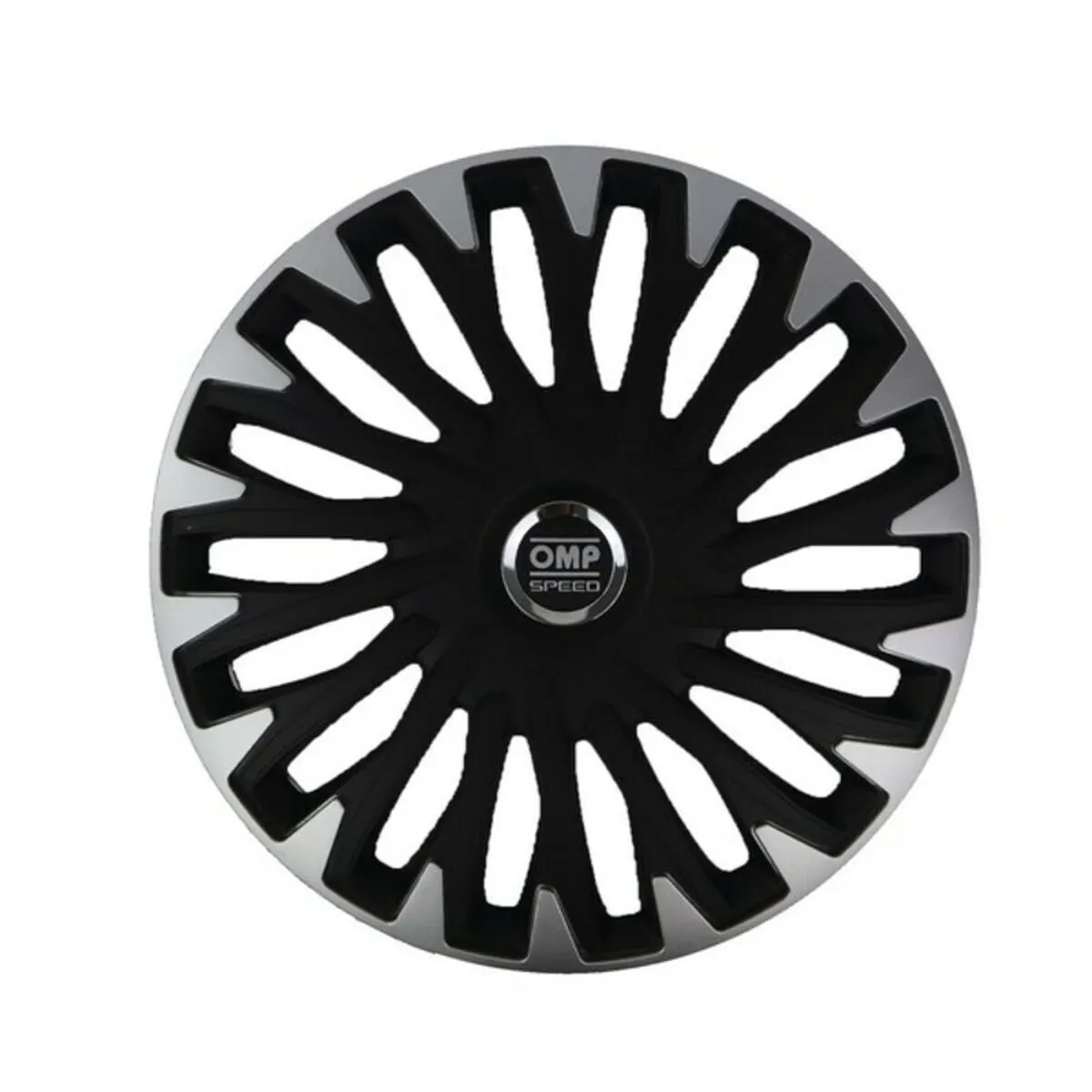 Hubcap OMP OMPS07021412 Black Silver 14" (Refurbished C)