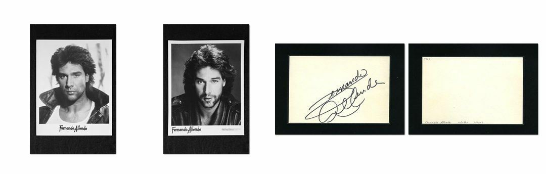 Fernando Allende - Signed Autograph and Headshot Photo Poster painting set - Naked Lies