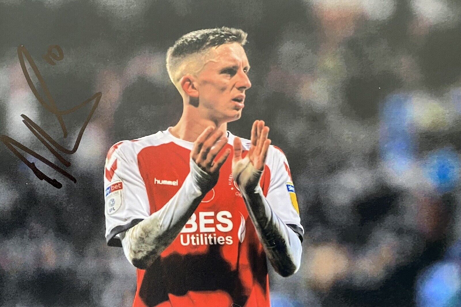 Ashley Hunter Genuine Hand Signed Fleetwood Town 6X4 Photo Poster painting 3