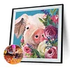 >SALE<Full Drill Diamond Painting Flower Pig Cross Stitch Home Decor Kits (CQ077)