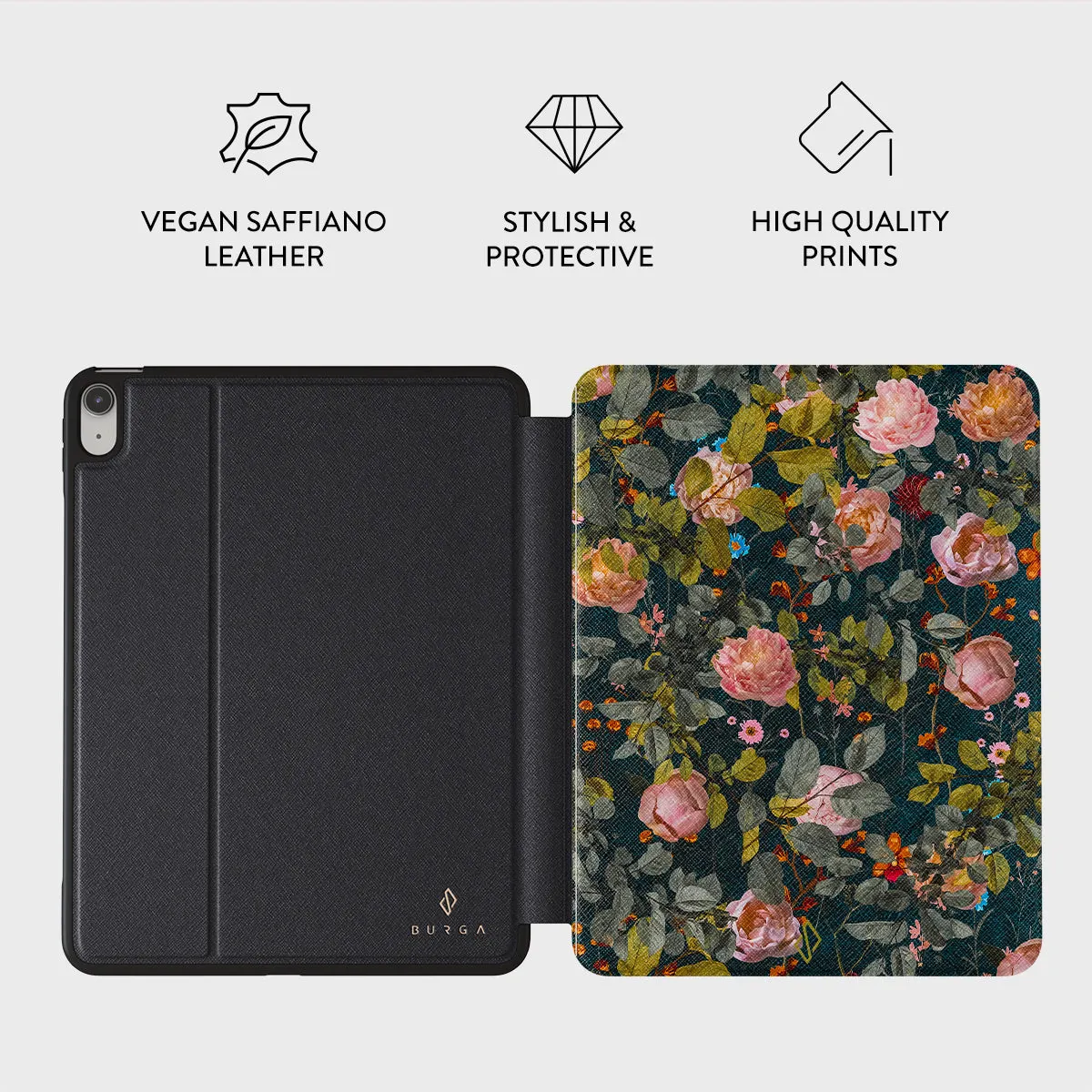 For Apple iPad 10.9 (10th Gen) Case Bloomy Garden - Vintage