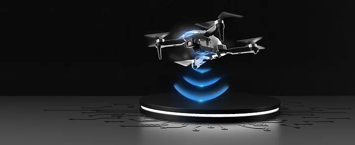 Brushless Motor Drone with Camera-4K FPV Foldable Drone with