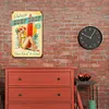Girl on the beach - Vintage Metal Signs - 20*30cm/30*40cm