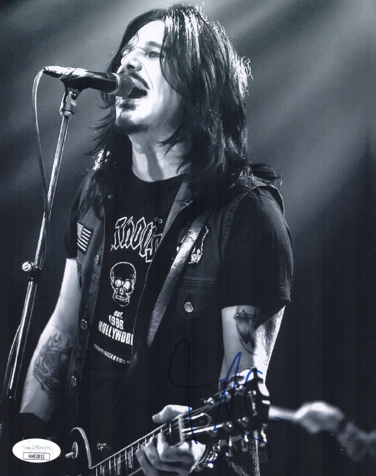 GILBY CLARKE Signed 8x10 Photo Poster painting GUNS N' ROSES In Person Autograph JSA COA Cert