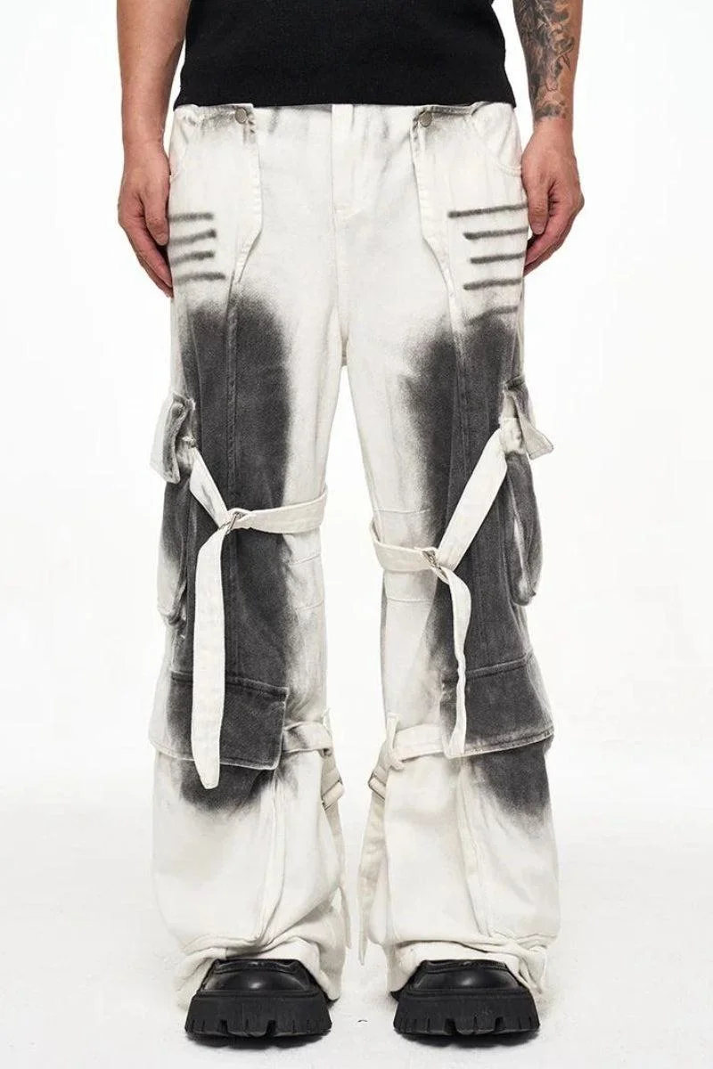 Zingj Dirty Effect Cargo Pants