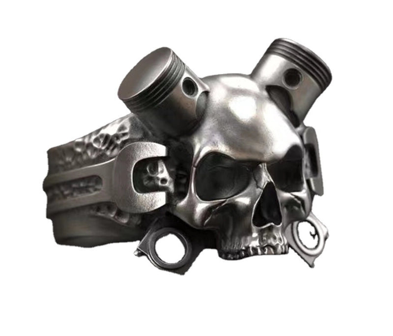 Retro Constellation Skull Alloy Unisex Rings