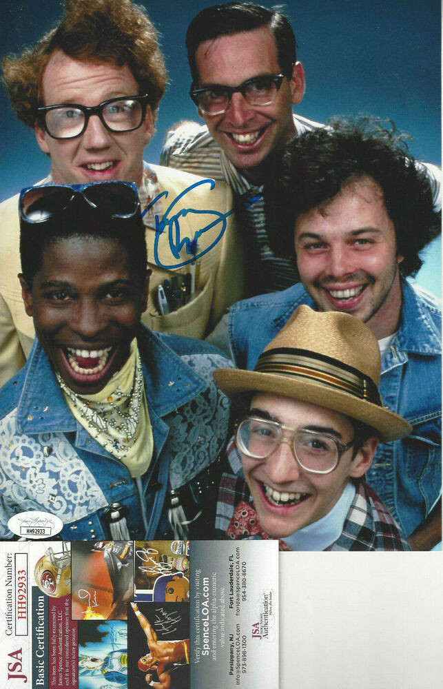 Revenge of the Nerds Tim Busfield  autographed  8x10 group  Photo Poster painting  JSA Certified