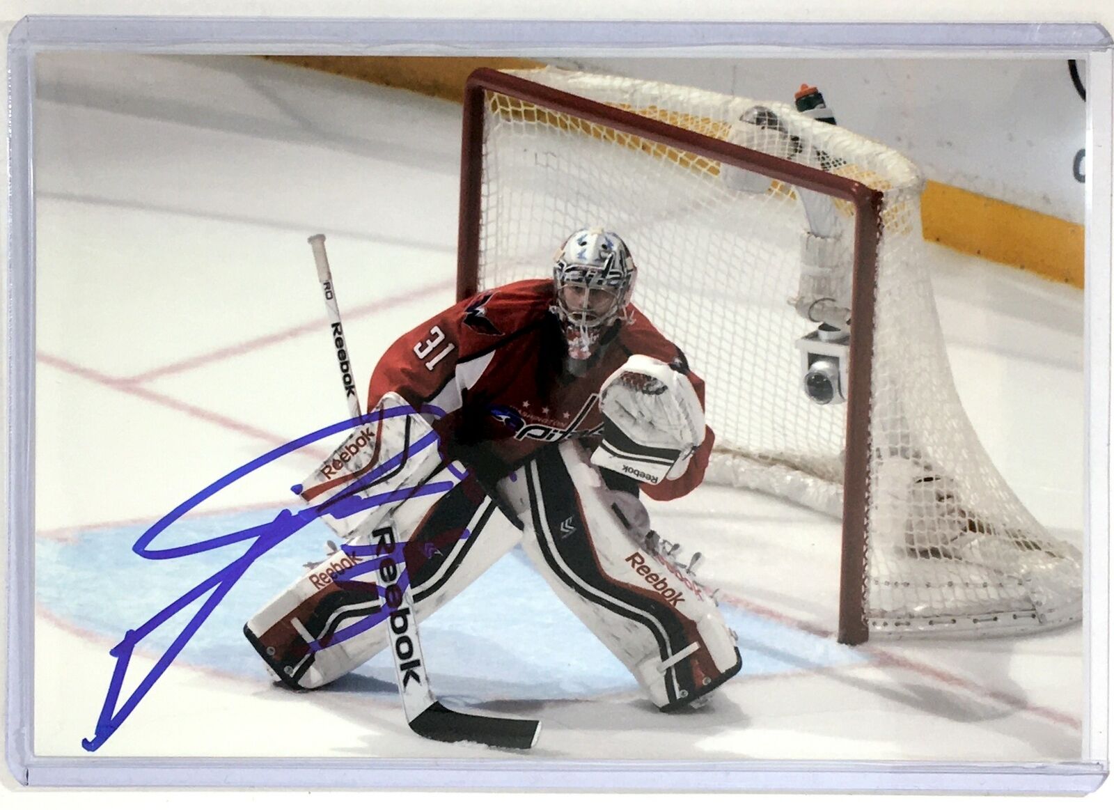 Philipp Grubauer Signed 4x6 Photo Poster painting Capitals Avalanche Kraken Auto Autograph