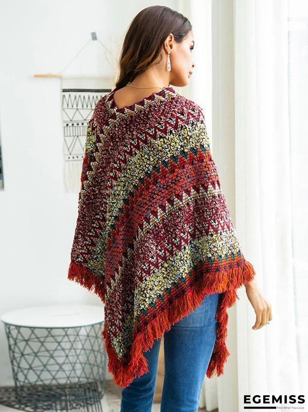Bohemia Retro Loose Tassels Sweater Tops | EGEMISS