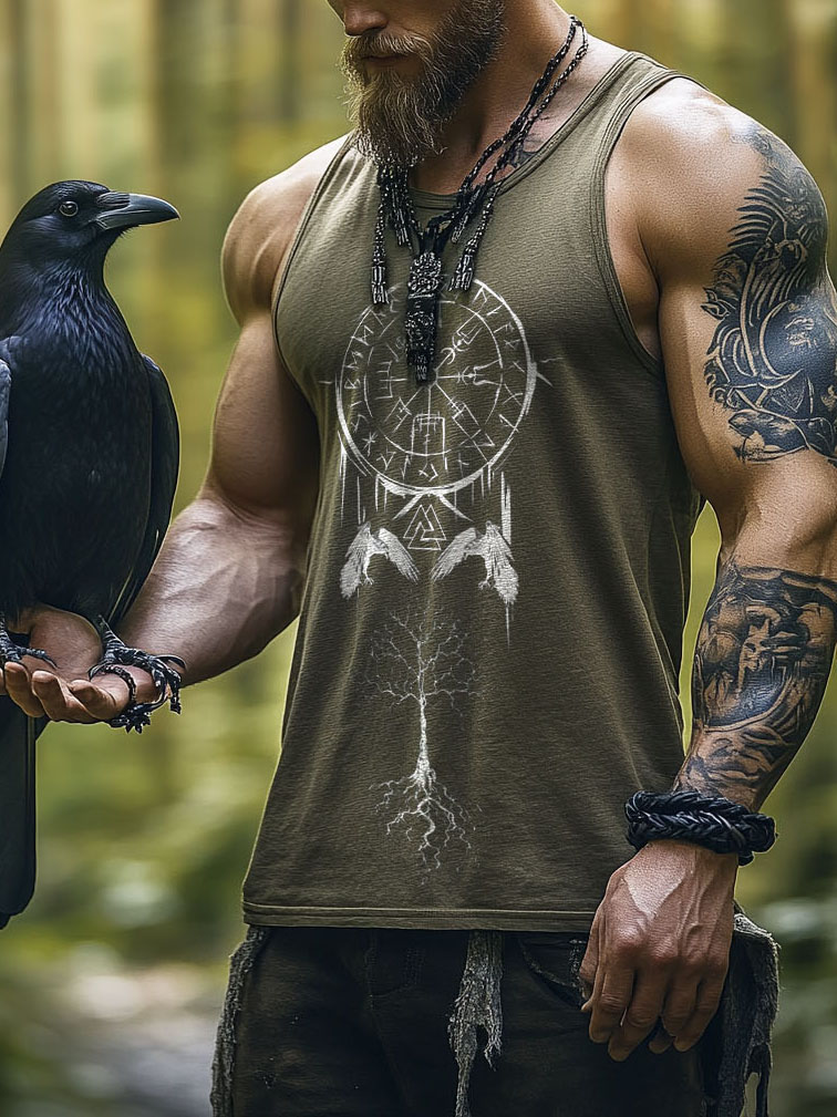 Men's Valnot Knot Viking Rune Vest / Rvogue / Rvogue