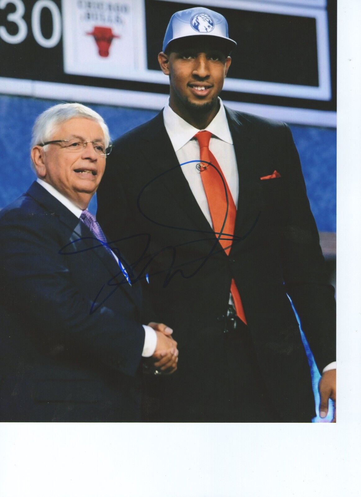 Derrick Williams MN Minnesota Timberwolves Signed Auto 8x10 Photo Poster painting COA GFA PROOF!