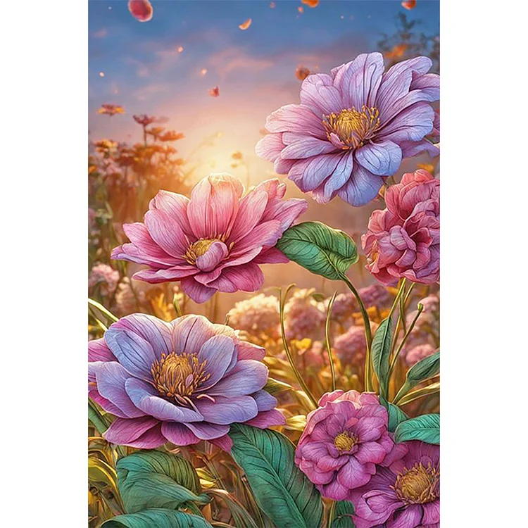  Flowers And Plants Series 40*60CM (Canvas) Full Round Drill Diamond Painting gbfke