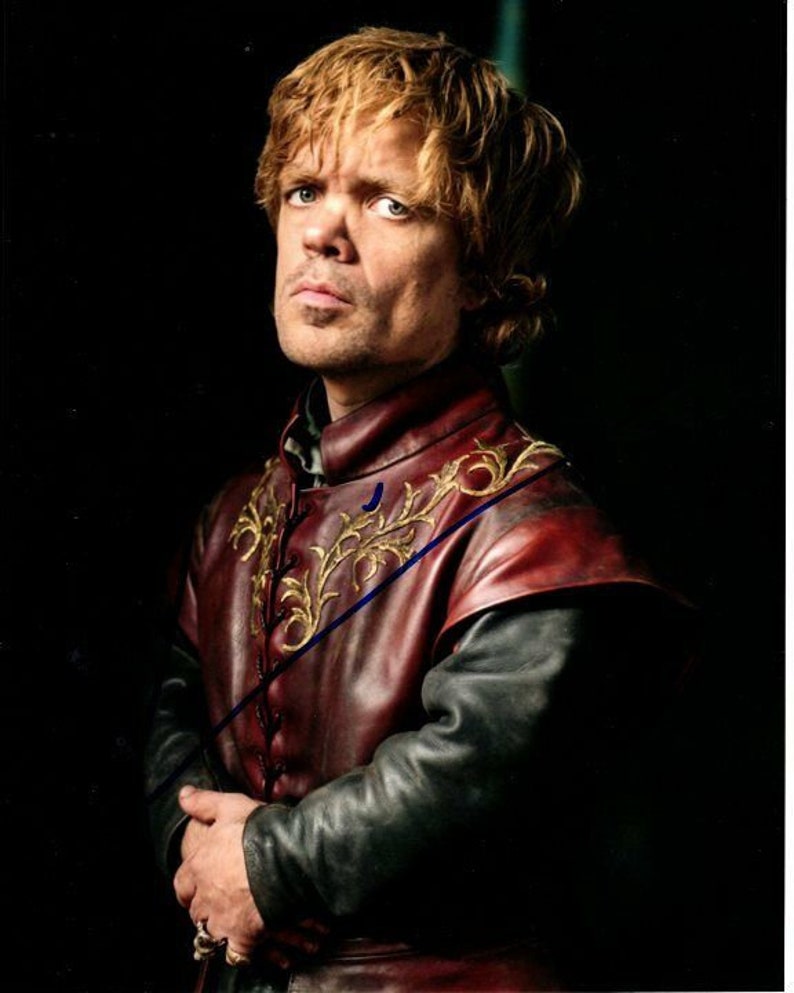 Peter dinklage signed autographed game of thrones tyrion lassiter Photo Poster painting