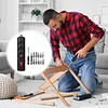 Cordless Electric Screwdriver with 12-Piece Bit Mini Cordless Power Screwdriver Set USB-C Rechargeable for Furniture Assembly Electronics Repair DIY