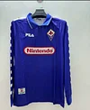 1998/1999 Retro Long Sleeve Fiorentina Home Soccer Jersey 1:1 Thai Quality
