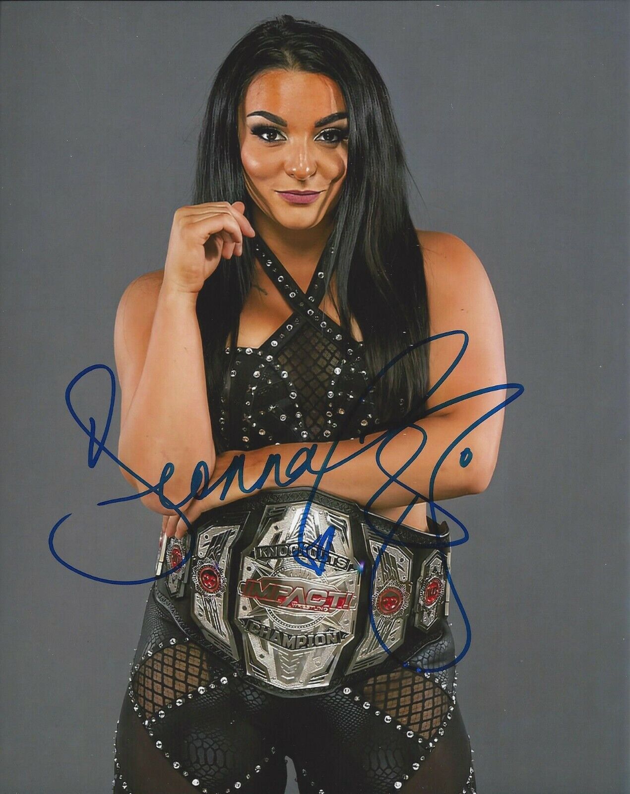 Deonna Purrazzo autographed 8x10 WWE#10