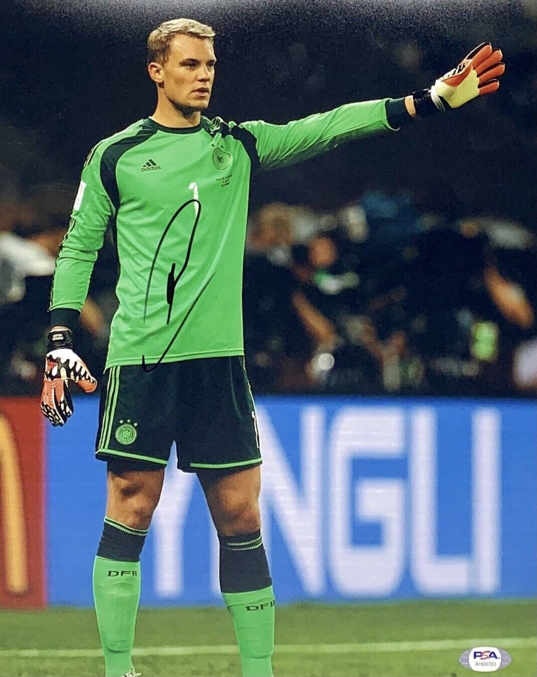 Manuel Neuer Signed 11x14 Photo Poster painting PSA AH69783 Soccer