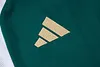 Joyfball 2026/2027 Kids Size Italy Half-Pull Training Suit green Soccer Shirt