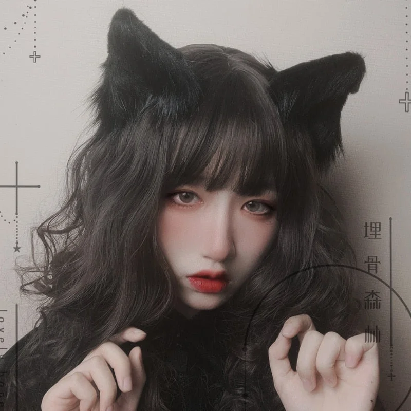 Anime Lolita Cosplay Kawaii Cat Ears Headband SP17047