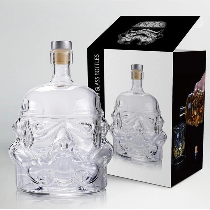 Halloween Casual Skull Glass Wine Decanter 1 Piece