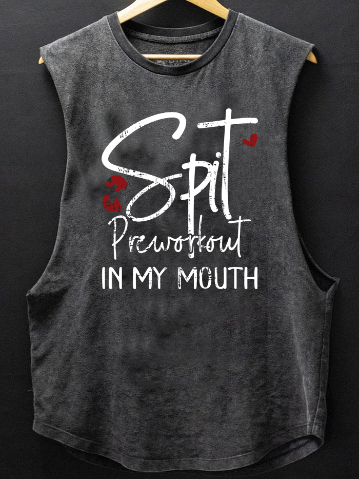 Slogan Fitness Spit Before Workout Tank Top / Rvogue / Rvogue