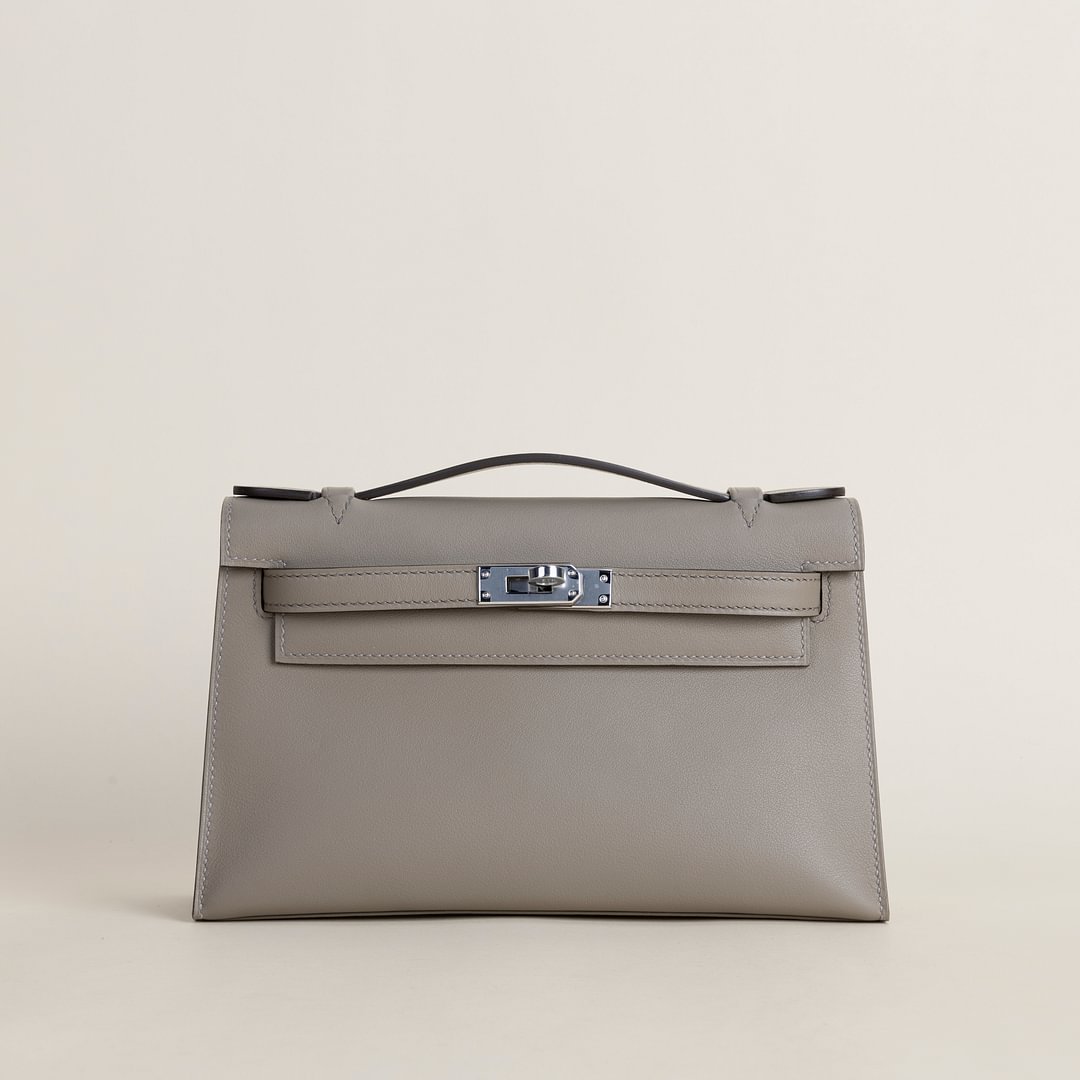 Kelly pochette Swift M8 Gris asphalte PHW