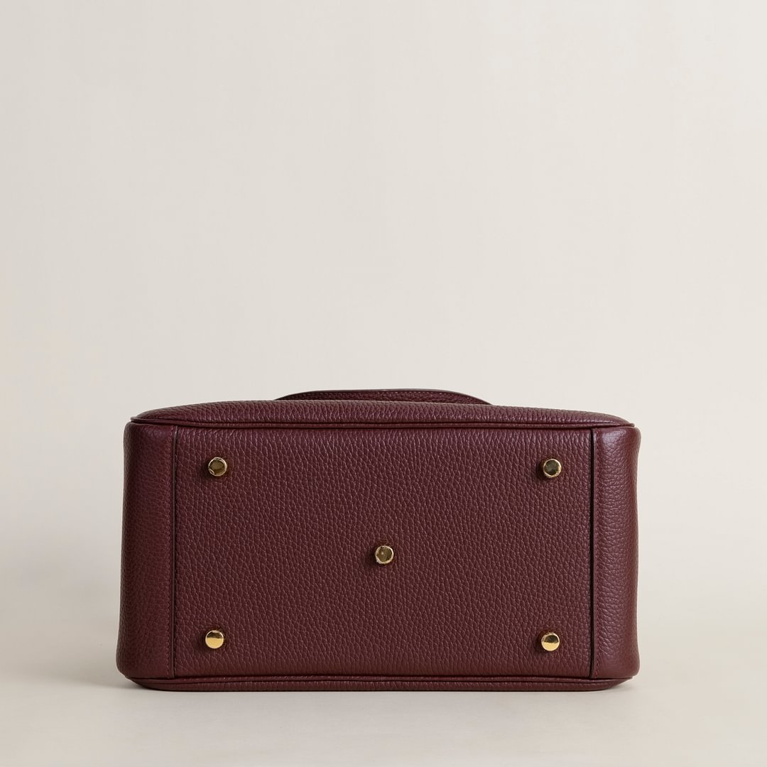 Lindy 26cm Clemence leather 57 Bordeaux&nbsp;GHW