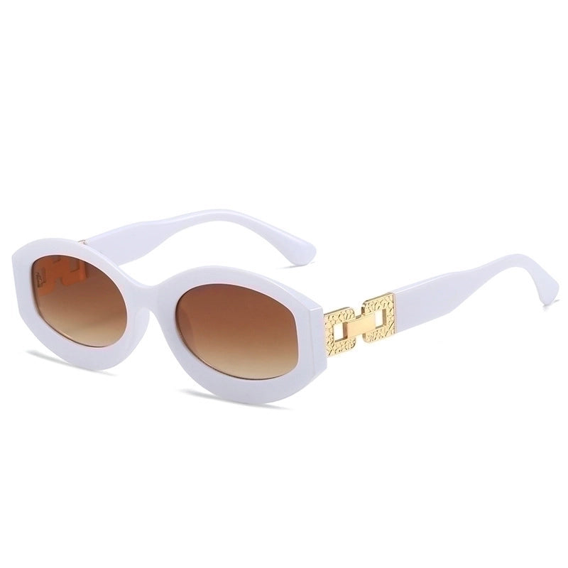Retro Oval Ac Oval Frame Full Frame Women’s Sunglasses