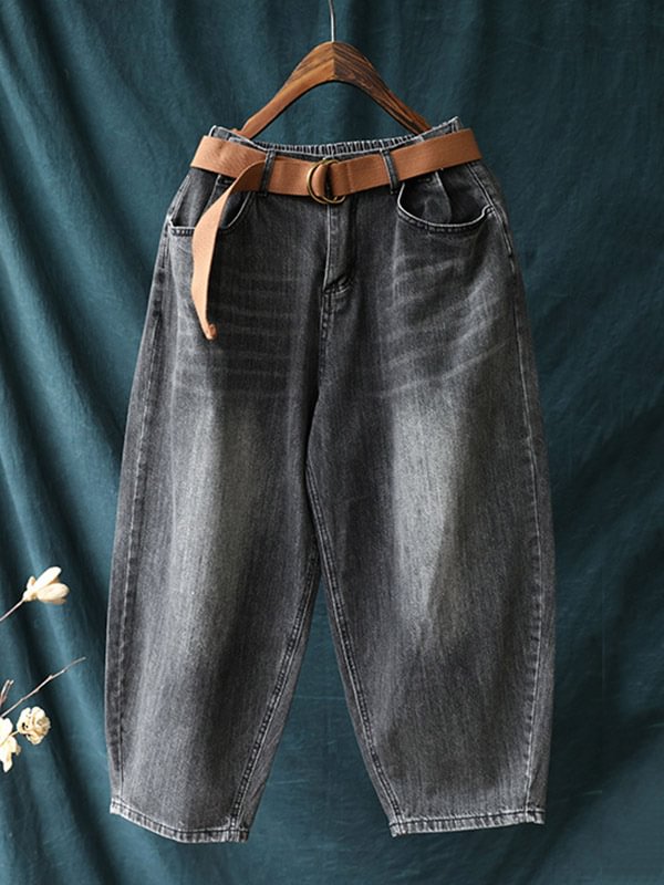 Original Simple Casual Loose Jean Pants