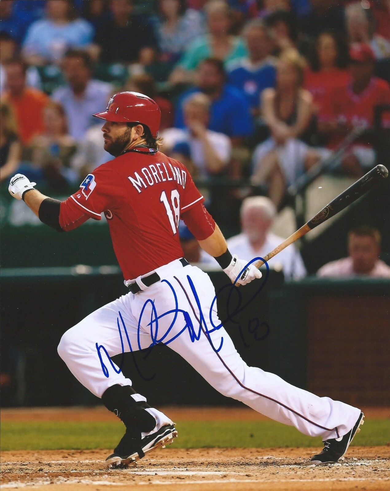 MITCH MORELAND signed autographed TEXAS RANGERS 8x10 Photo Poster painting w/COA