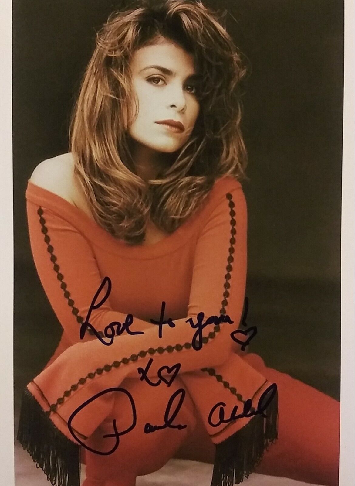 Paula Abdul signed 8 x 10