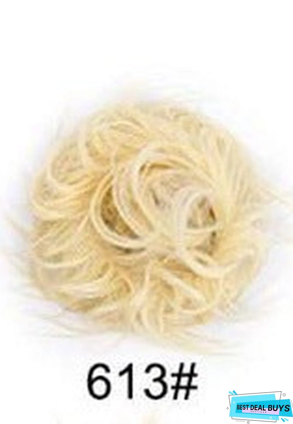Rubber Band Chemical Fiber Wig Ring Chicken Tail Hair Ring Fluffy Curly Hair Ring