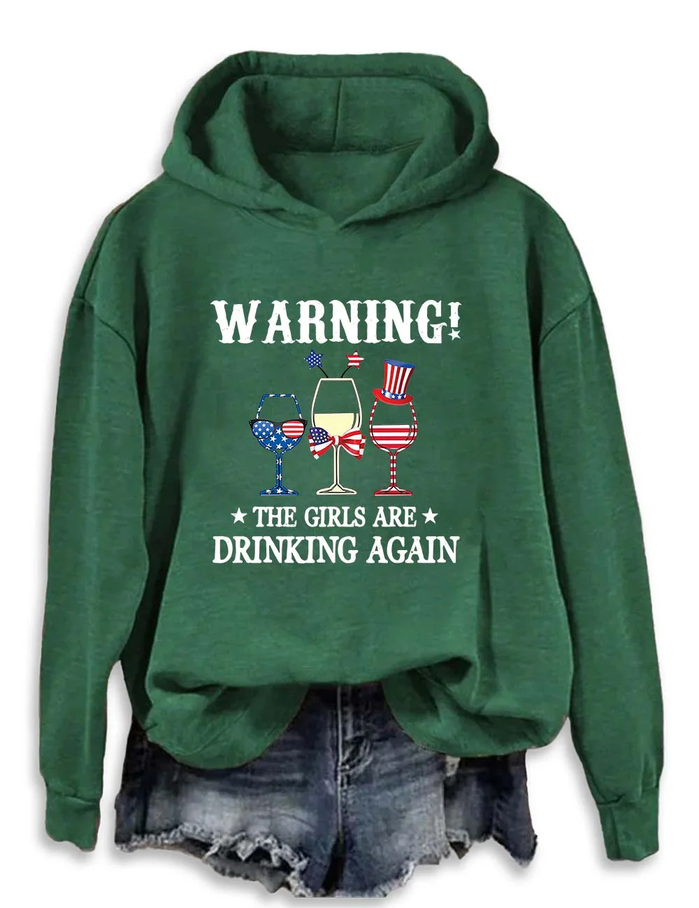 Warning! The Girls Are Drinking Again Hoodie