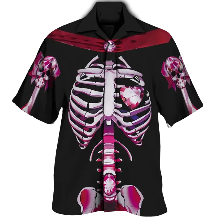 Traceeye Funny Skeleton 3D Print Men Shirt Man/Women Casual Fashion Short Sleeves Shirts Button Lapel Streetwear Oversized Unisex Clothes